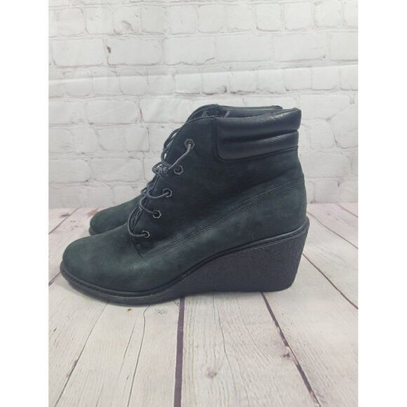 Timberland Earth Keepers Wedge Booties Women's Size 9.5 - Picture 1 of 8